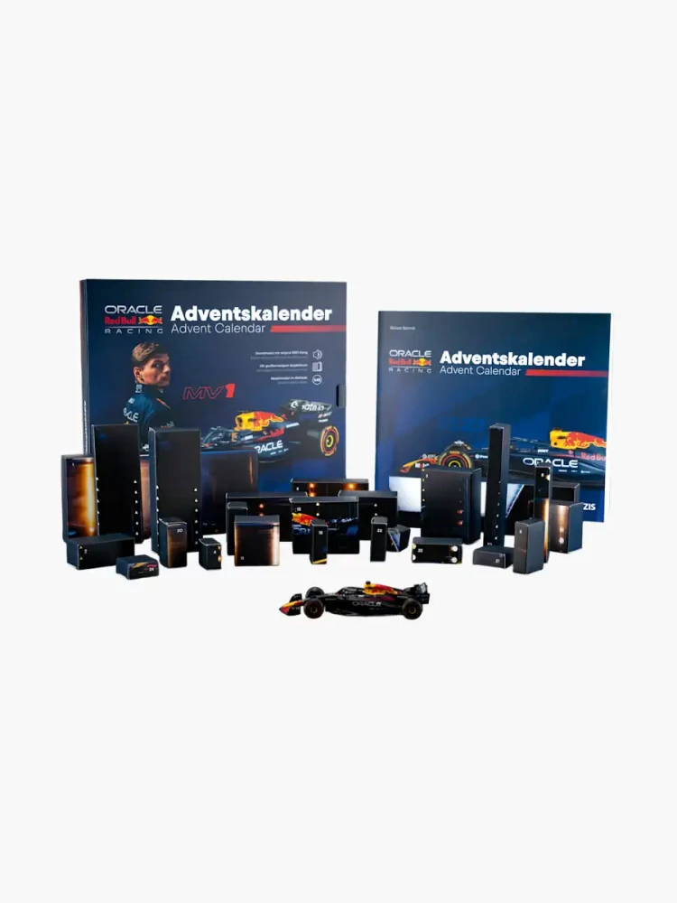 Stavebnice modelu Red Bull RB21 - Max Verstappen - vánoční edice
