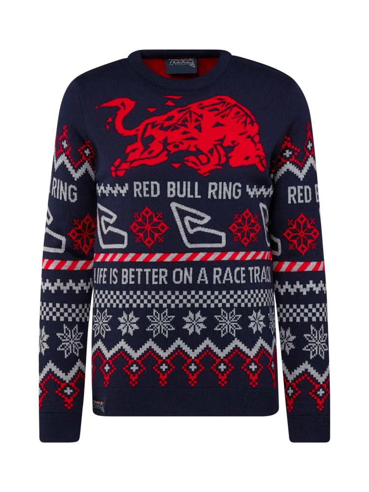 Zimní svetr Red Bull Ring - vánoční edice - L