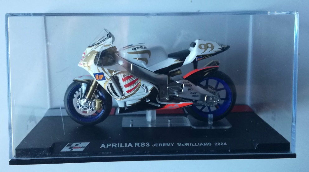 Model 1/24 Moto GP Aprilia RS3 Jeremy McWilliams 2004