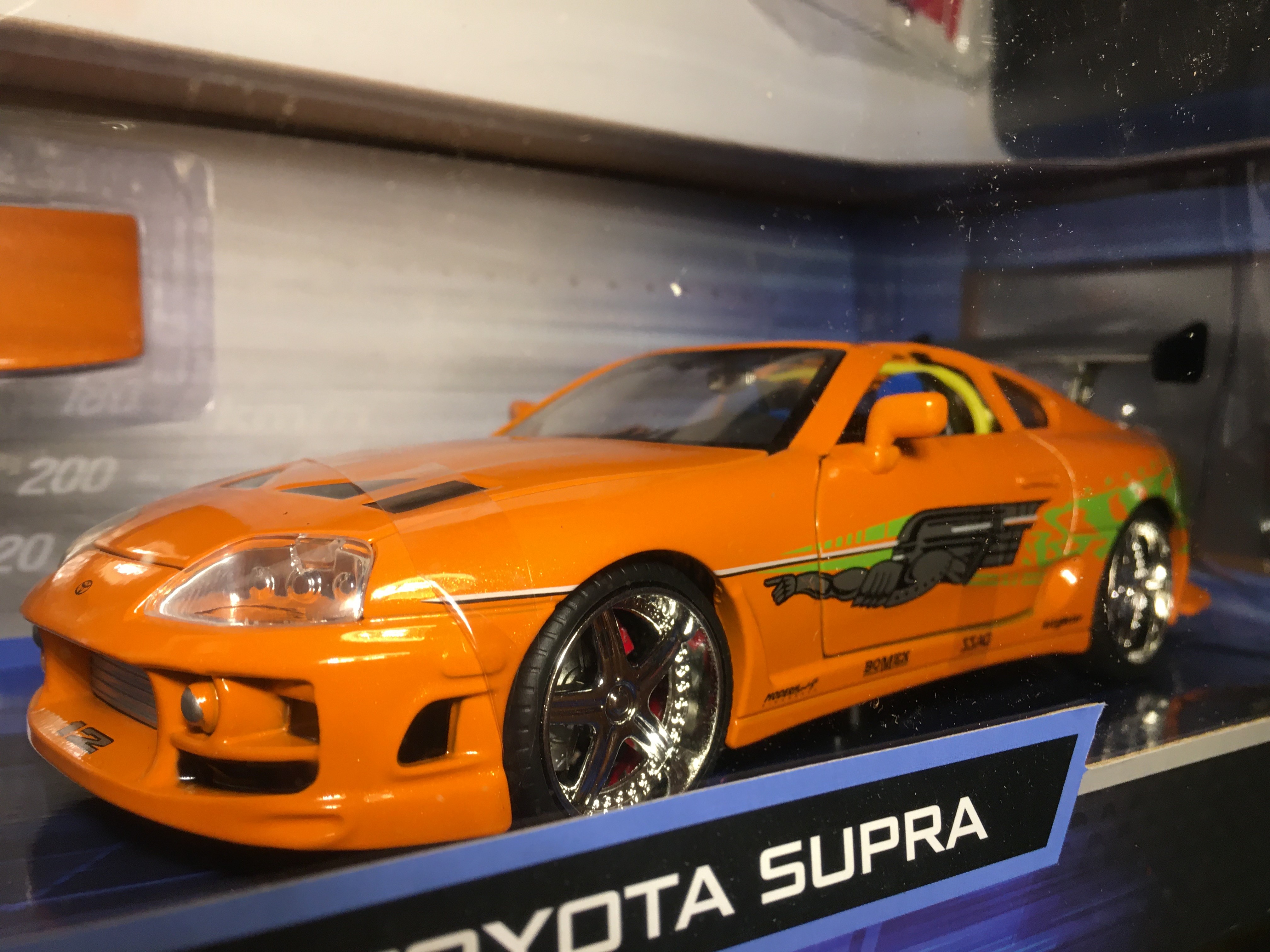 Model Rychle a Zběsile Toyota Supra MKIV - Brian's 1:24