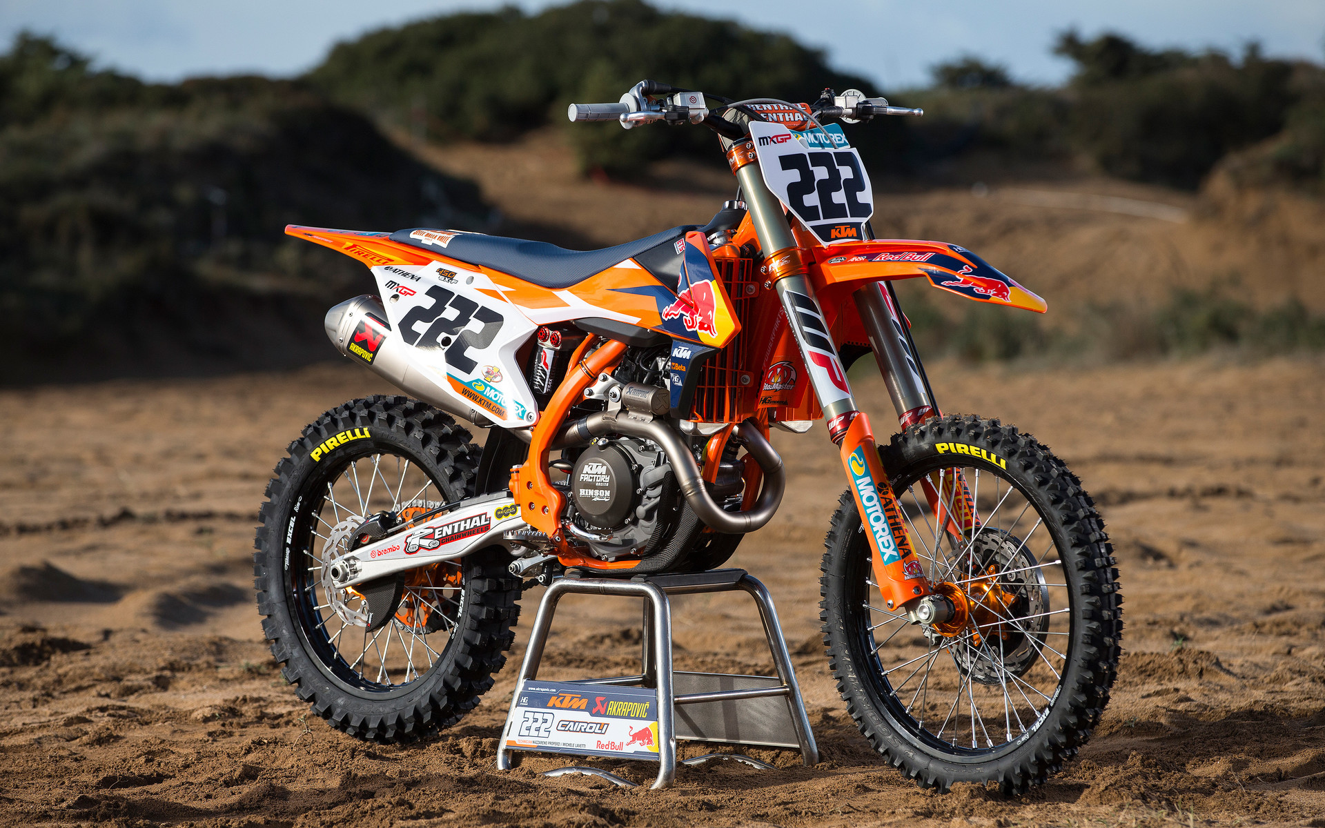 Model motocyklu KTM SX 450 S-F Antonio Cairoli Legend