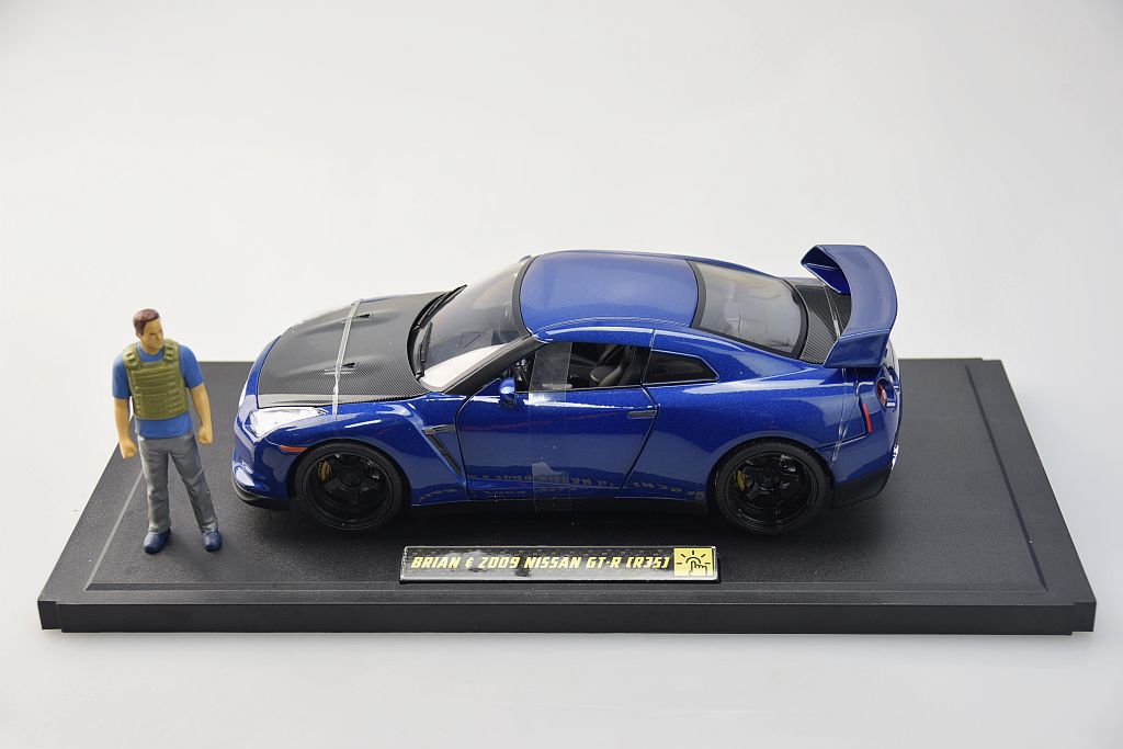 Model Rychle a Zběsile Nissan Skyline GT-R R35 - Brian's 1:18