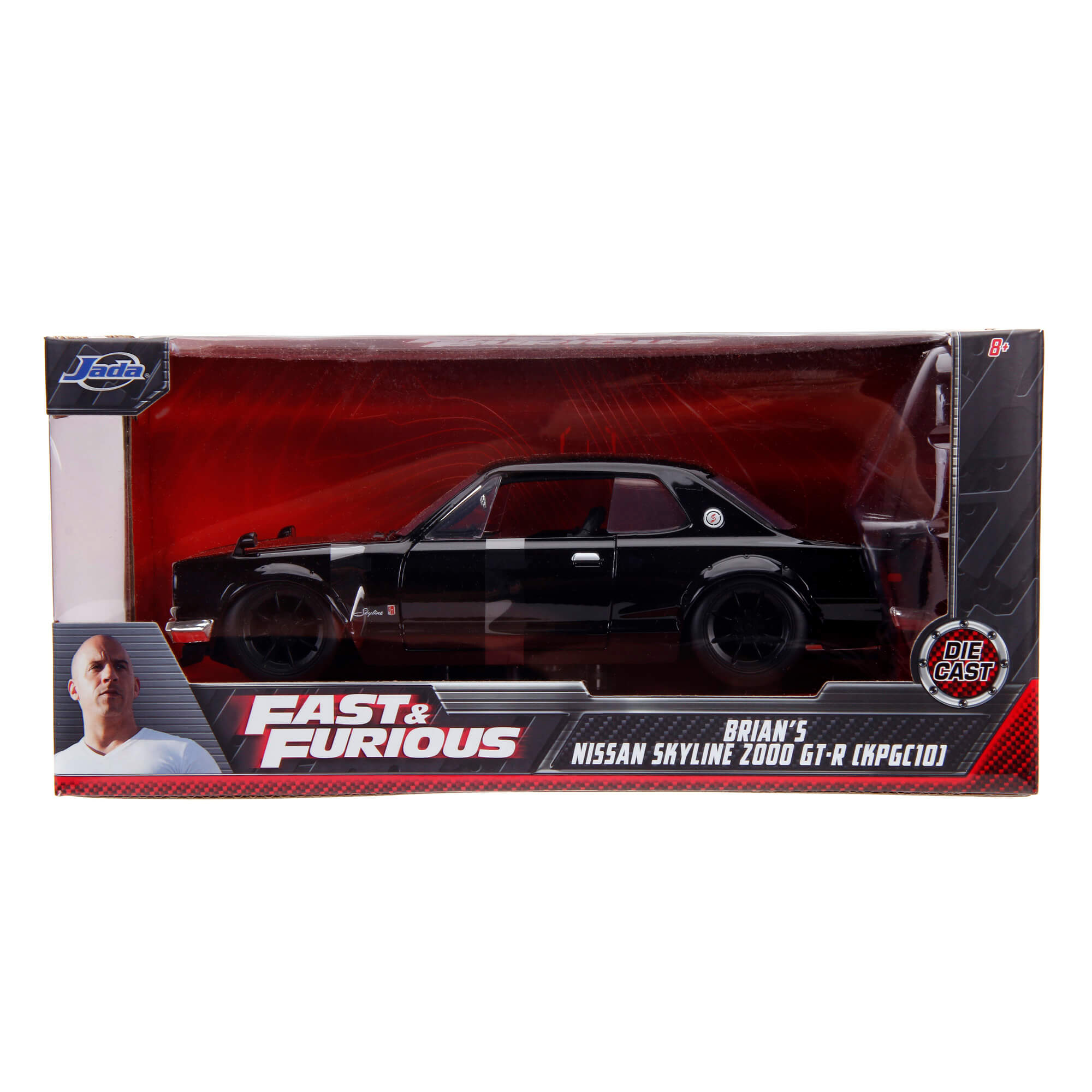 Model Rychle a Zběsile Nissan Skyline 1971 Brian 1:24