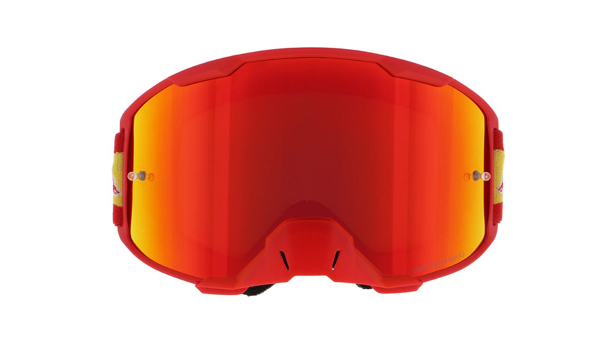Red Bull Spect motokrosové brýle STRIVE S červené s červeným sklem