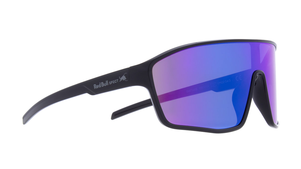 Red Bull Spect sluneční brýle DAFT černé s fialovým sklem