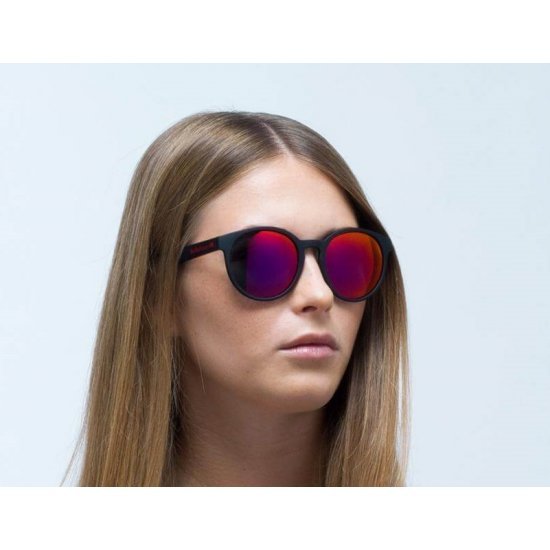 Red Bull Spect sluneční brýle LACE černé s červenými skly