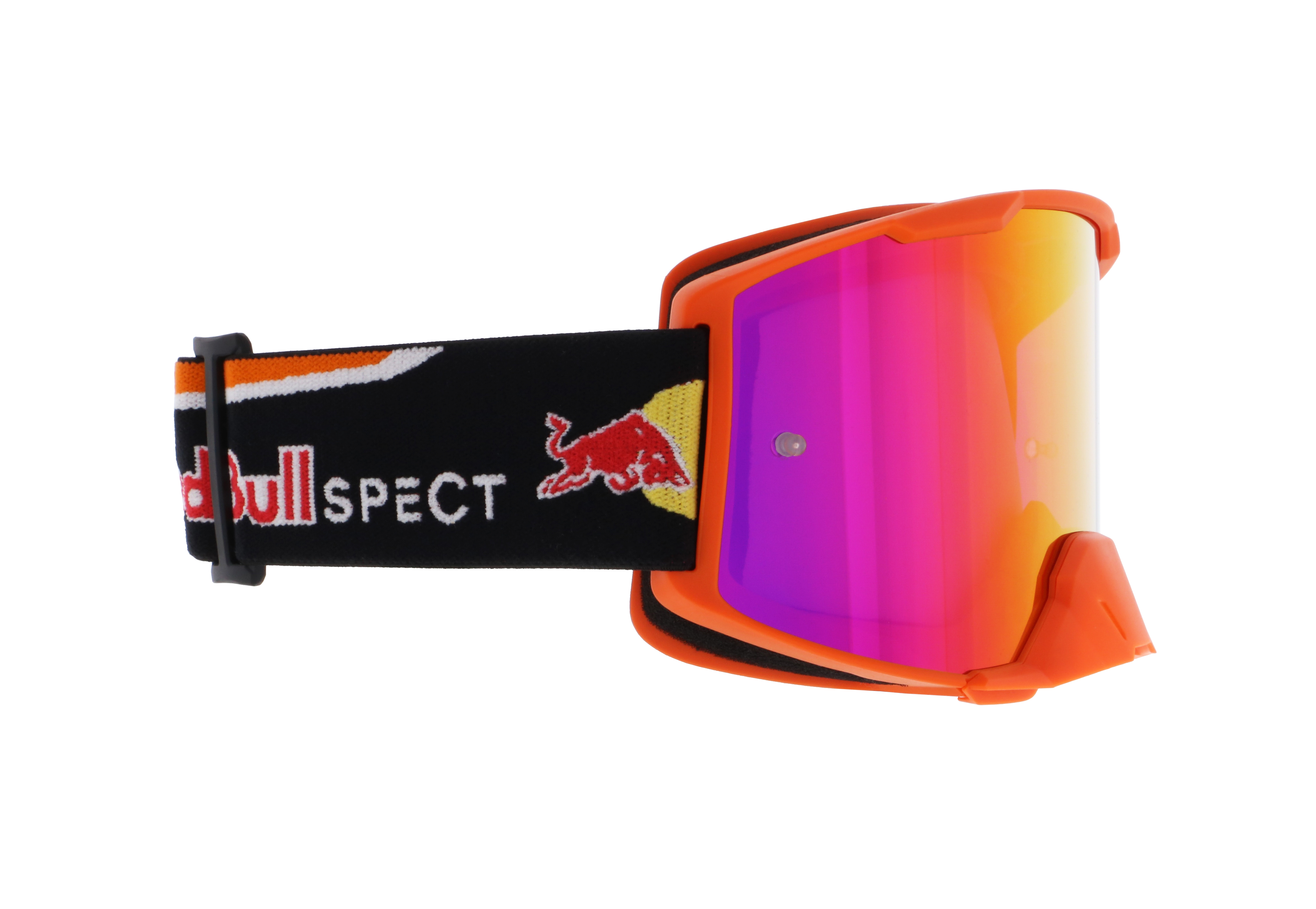 Red Bull Spect motokrosové brýle STRIVE oranžové s červeným sklem