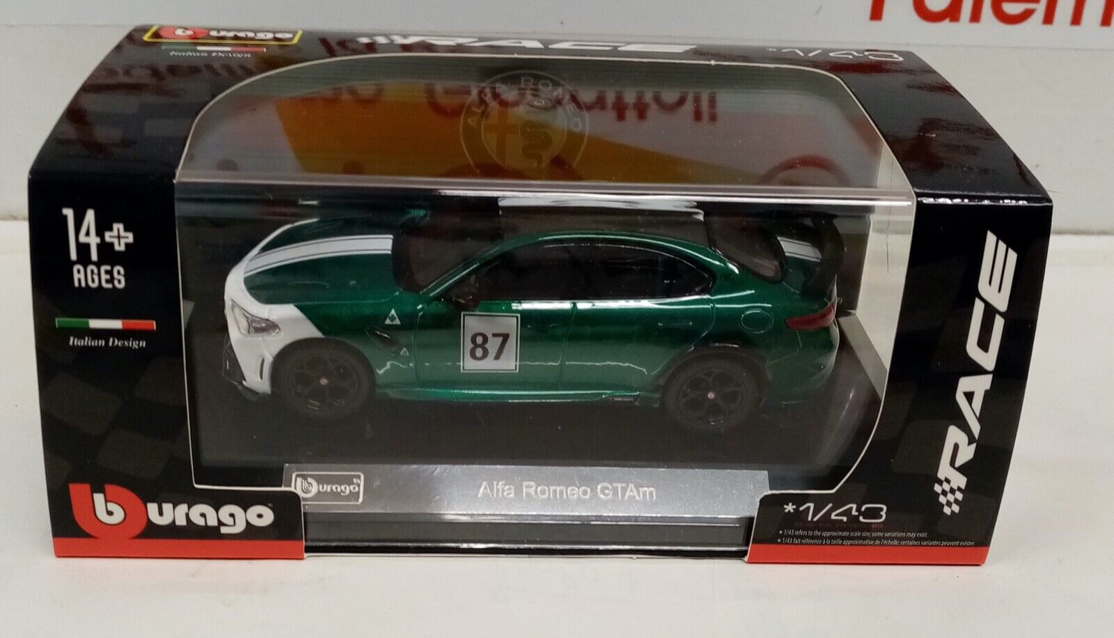 Model Alfa Romeo Giulia GTAm Nurburgring 1:43