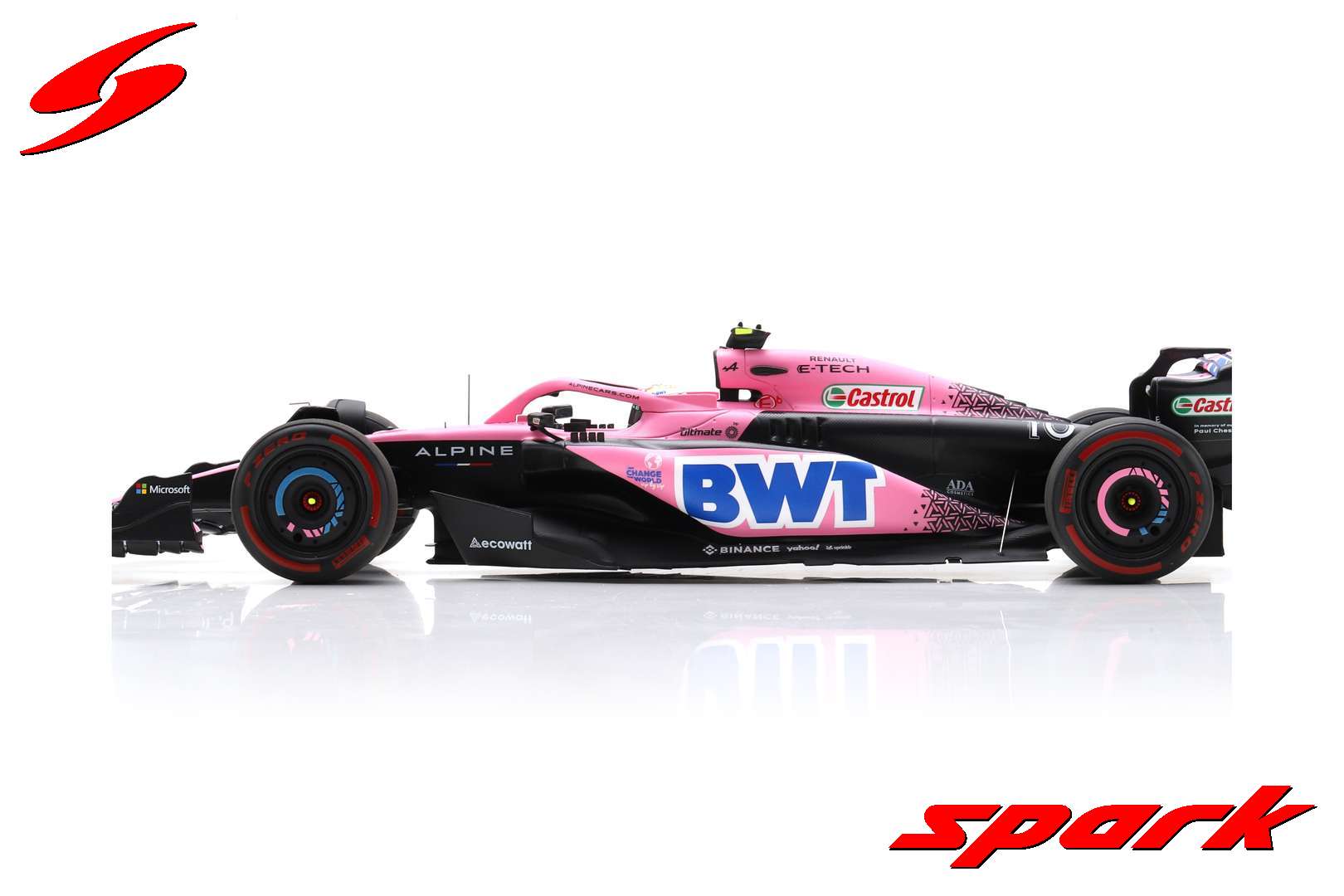 Model Spark BWT Alpine F1 Team A523 Pierre Gasly 1:18 Bahrain GP 2023
