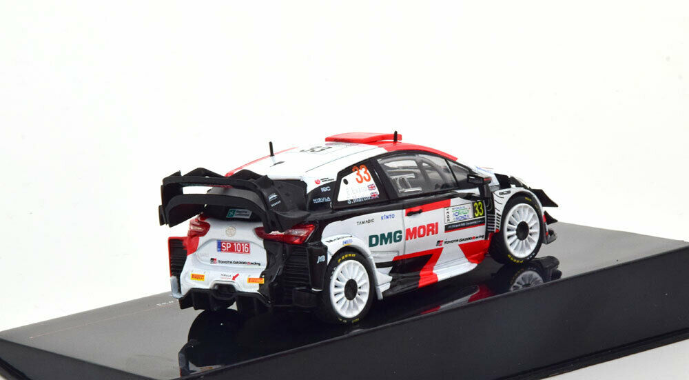 Model IXO Toyota Yaris WRC No.33, Toyota Gazoo racing DMG MORI WRC Rally Monza E.Evans/S.Martin 1:43