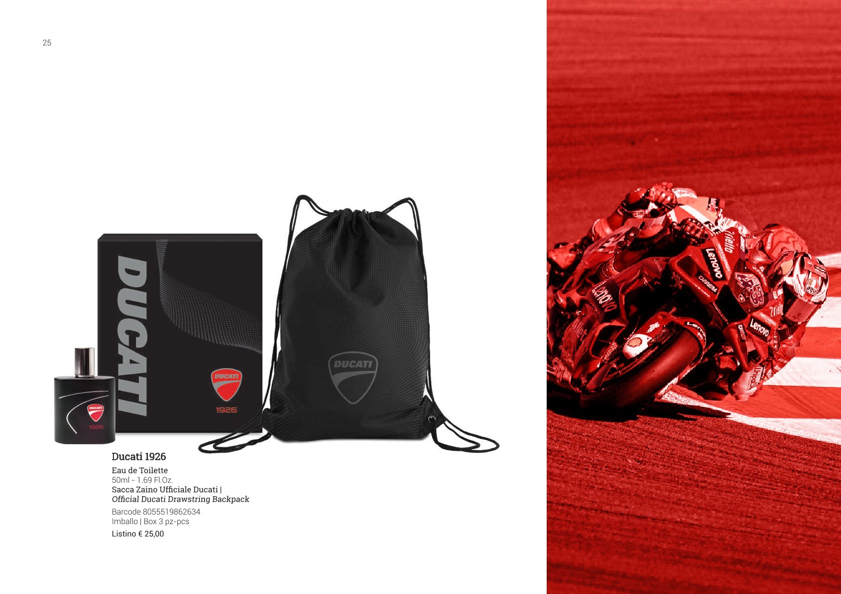 Ducati 1926 toaletní voda 50 ml + sportovní batoh