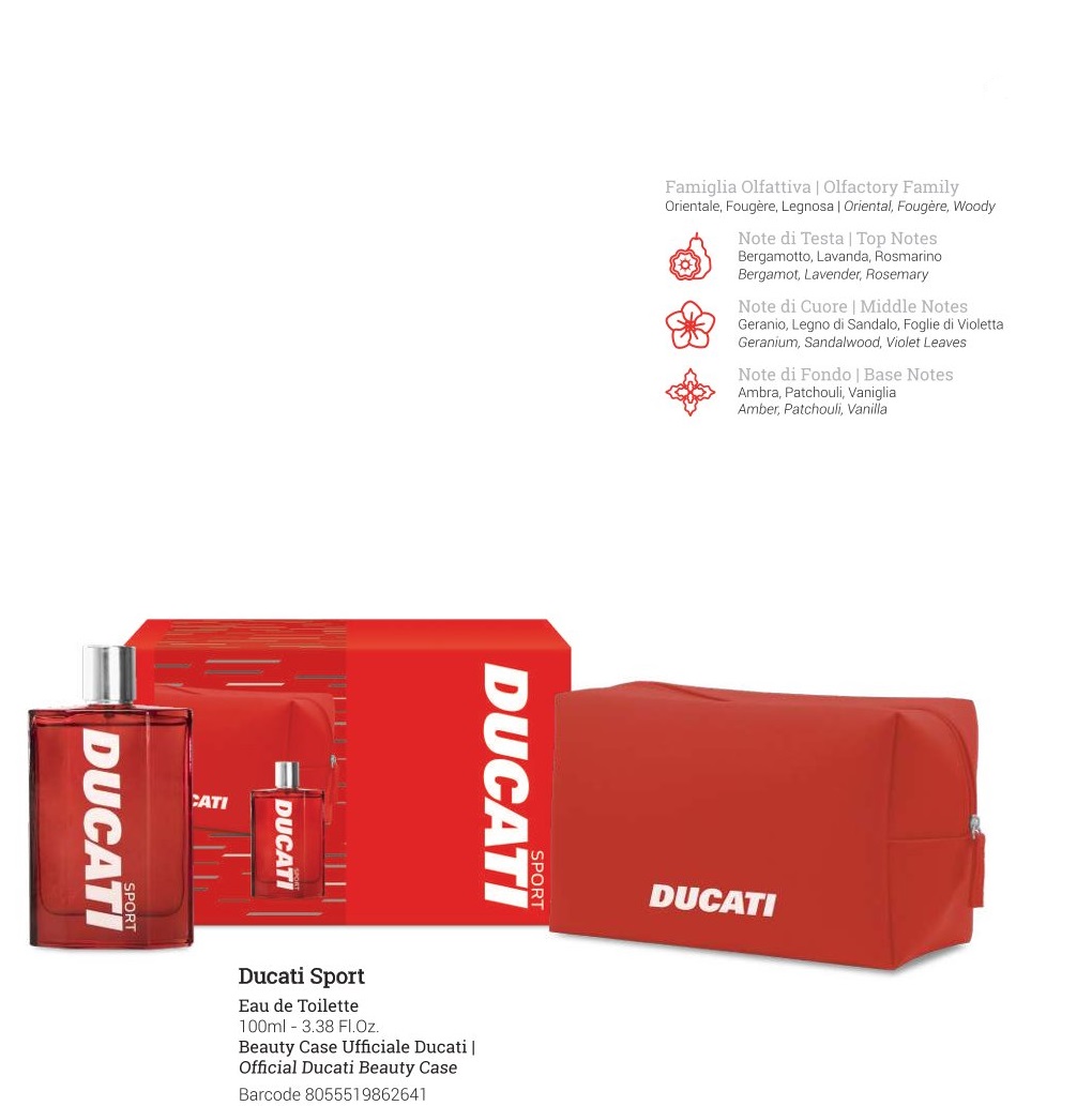 Ducati Sport toaletní voda 100 ml + kosmetická taška