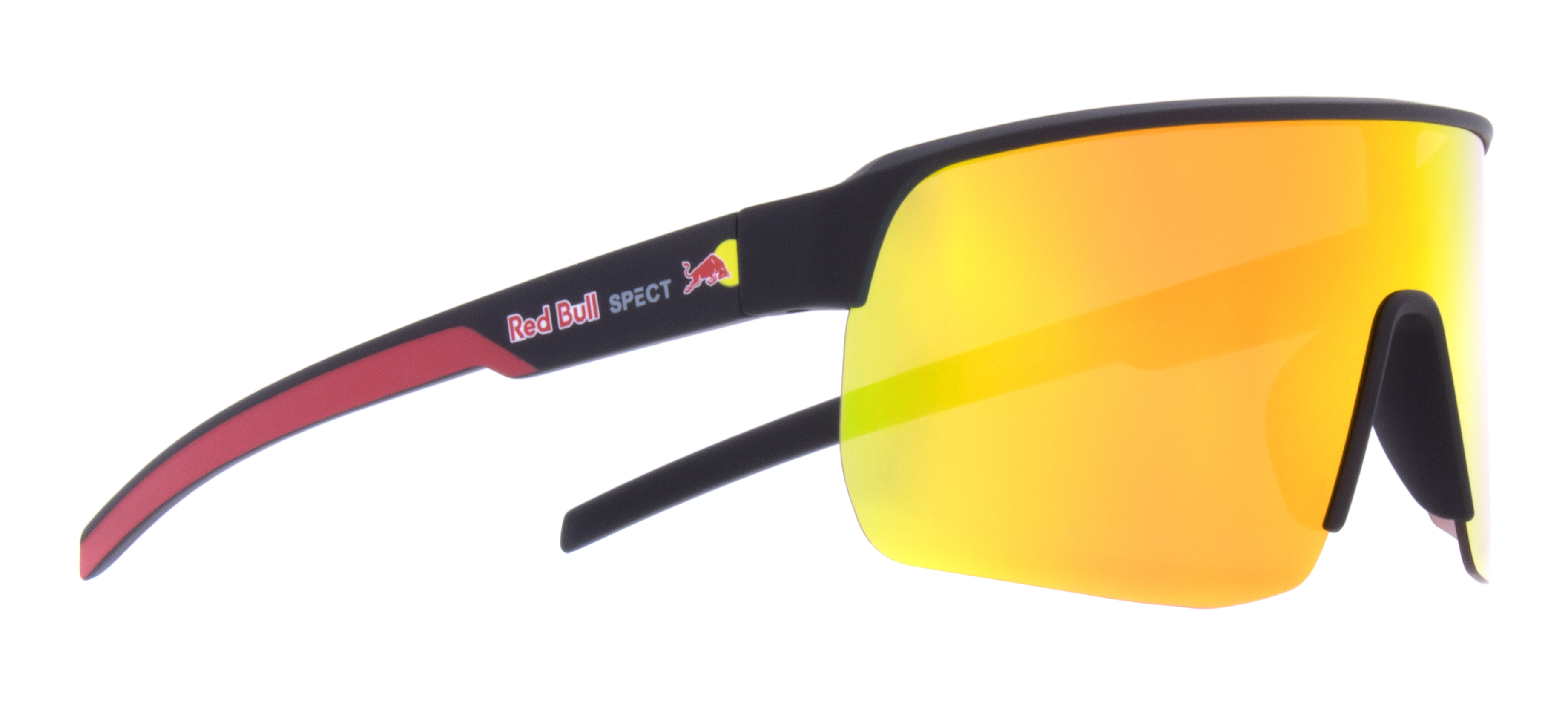 Red Bull Spect sluneční brýle DAKOTA černé s oranžovým sklem