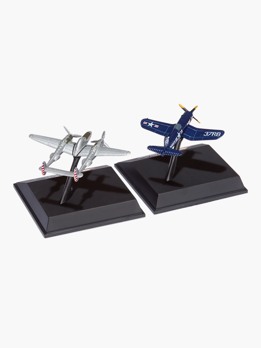 Model letadel The Flying Bulls P38 / F-4U New Ray 1:200