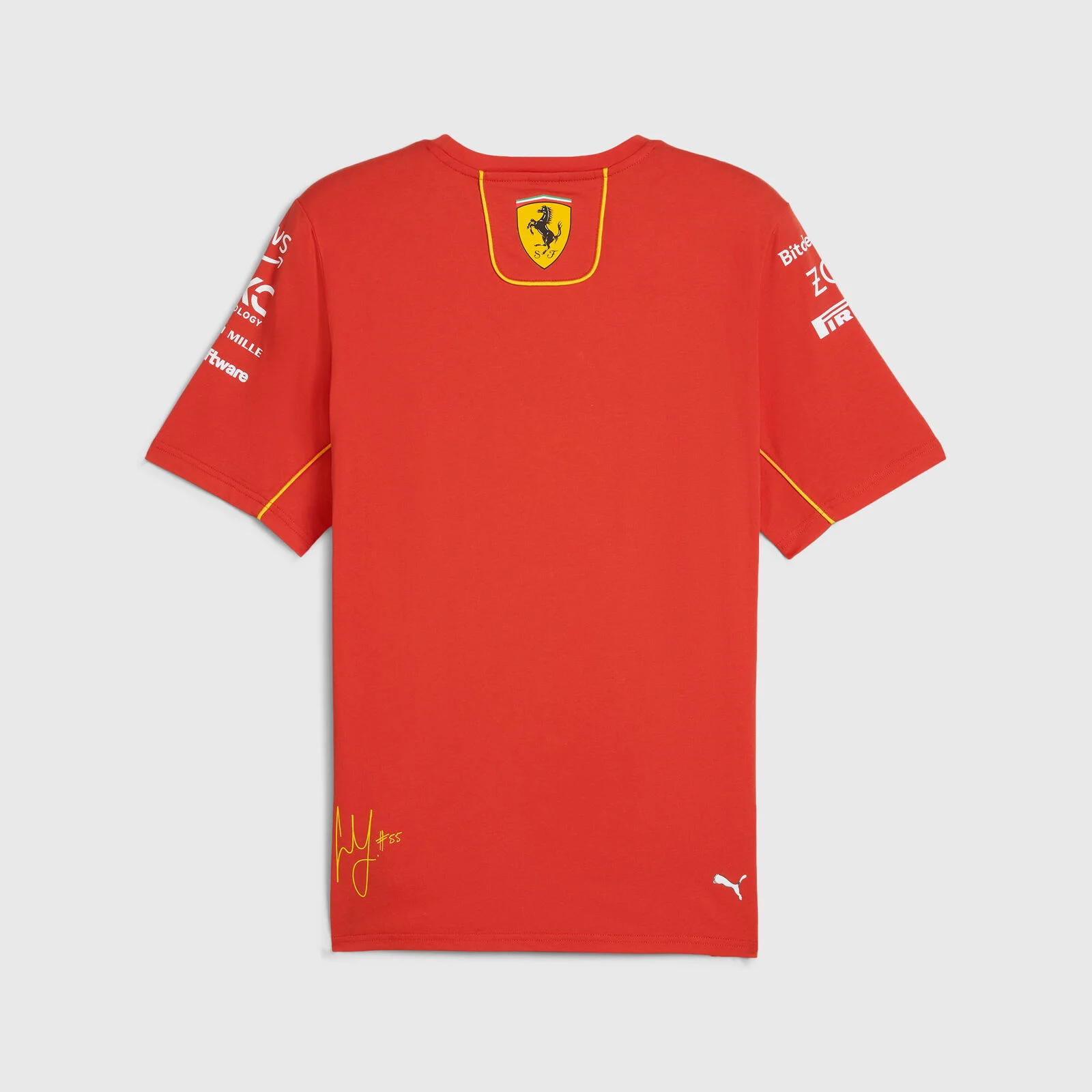 Týmové tričko Carlos Sainz - Scuderia Ferrari F1 červené