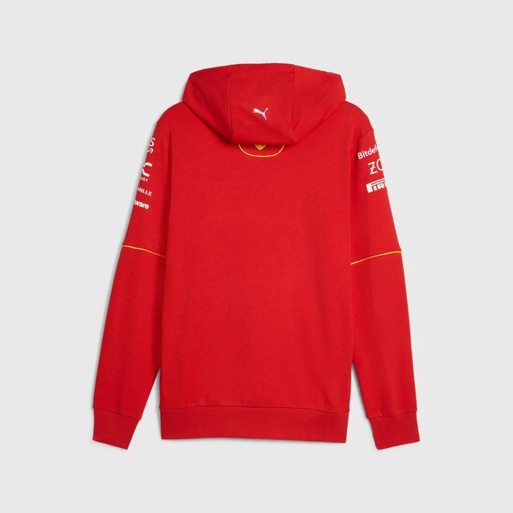 Týmová mikina s kapucí Scuderia Ferrari F1 červená - XXXL