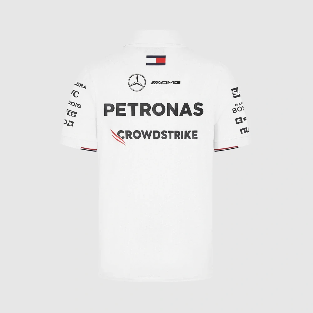 Týmová polokošile Mercedes AMG F1 bílá