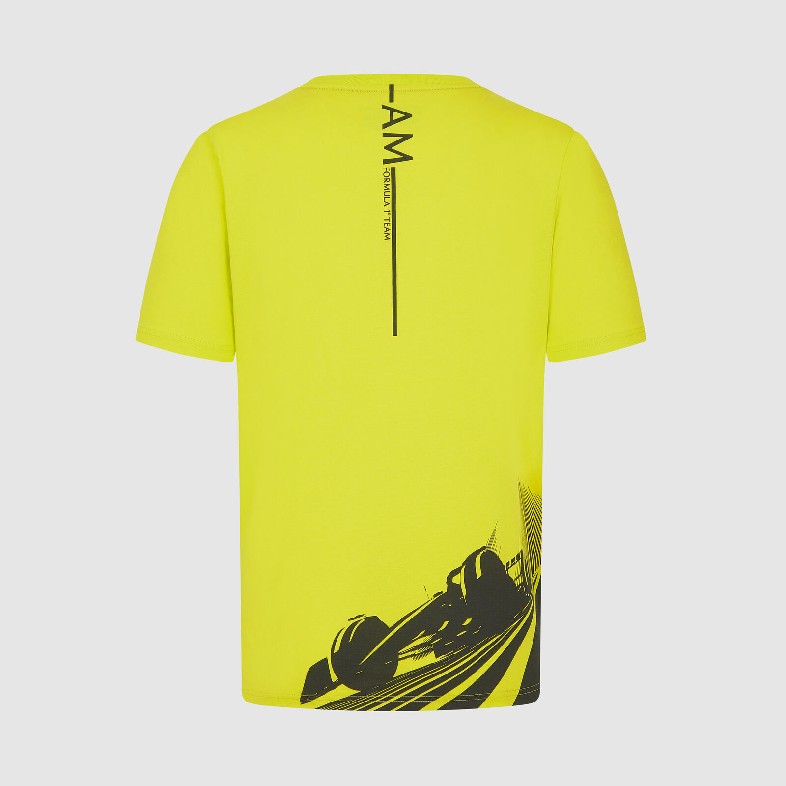 Aston Martin F1 Team fanouškovské tričko GRAPHIC světle žluté - XXL