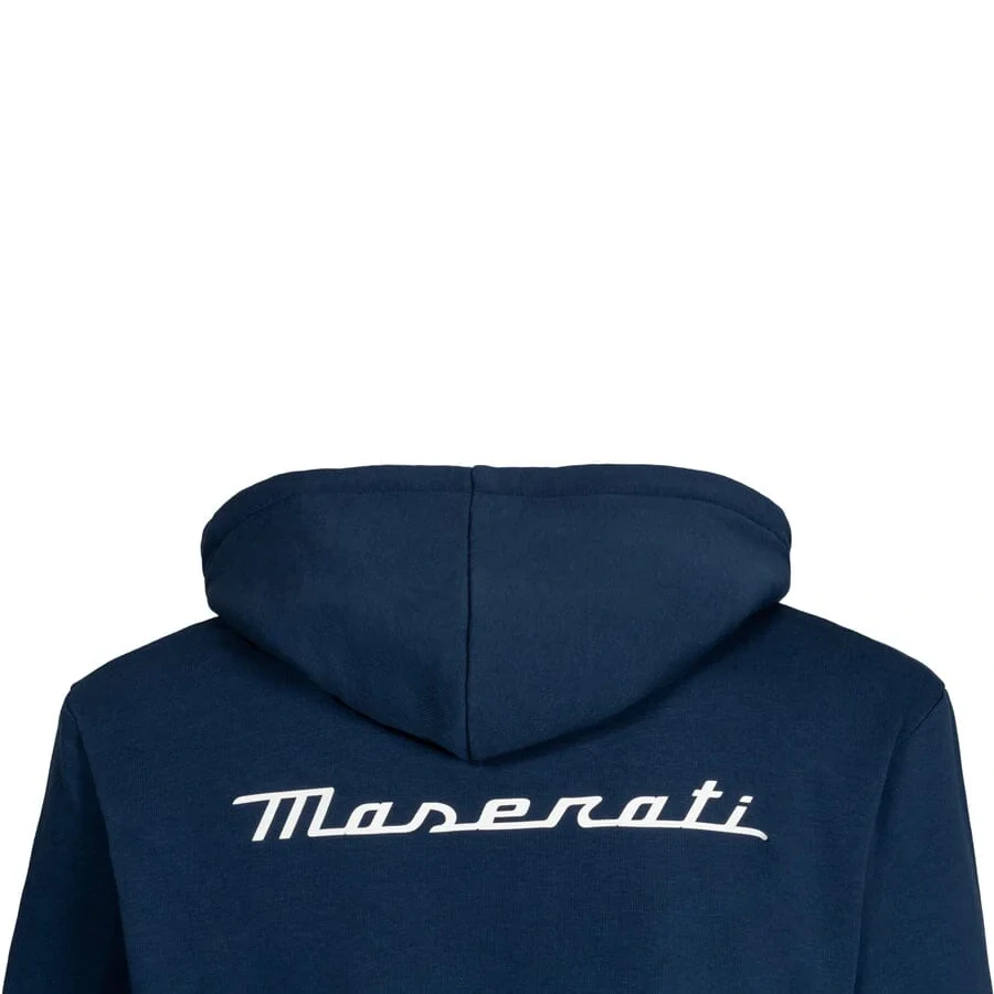 Maserati pánská mikina s kapucí tmavě modrá
