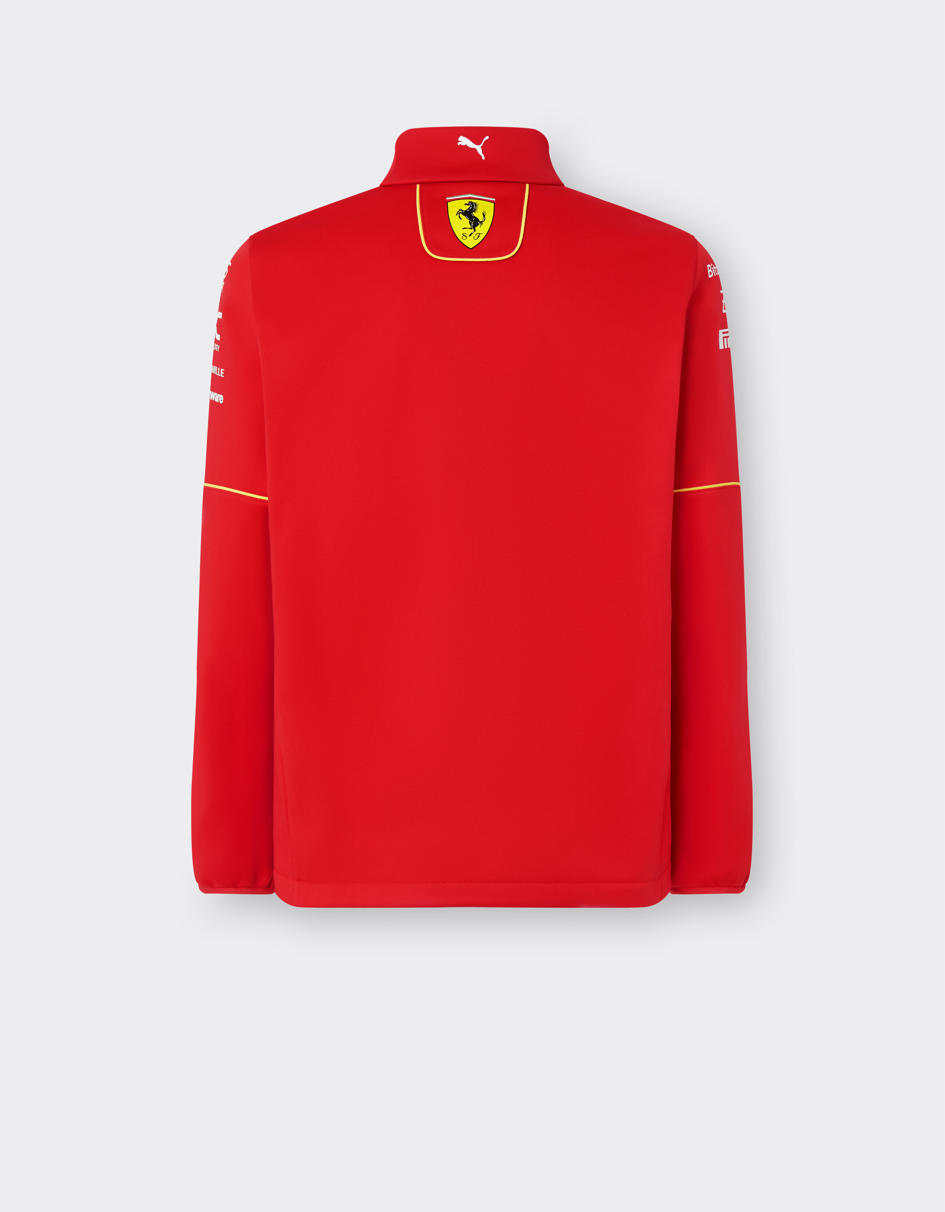 Týmová softshell bunda Scuderia Ferrari F1 červená