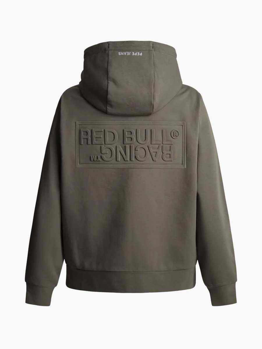 Mikina s kapucí Pepe Jeans - Red Bull Racing tmavě zelená - XXL