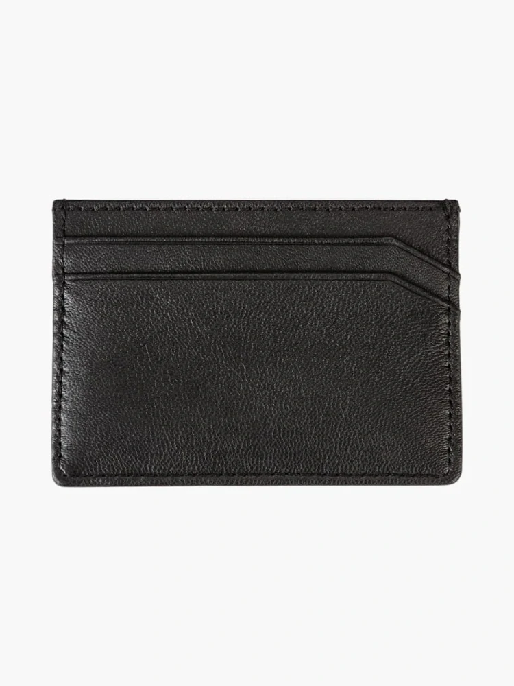 Kožené pouzdro na karty HUGO - Visa Cash App RB černé