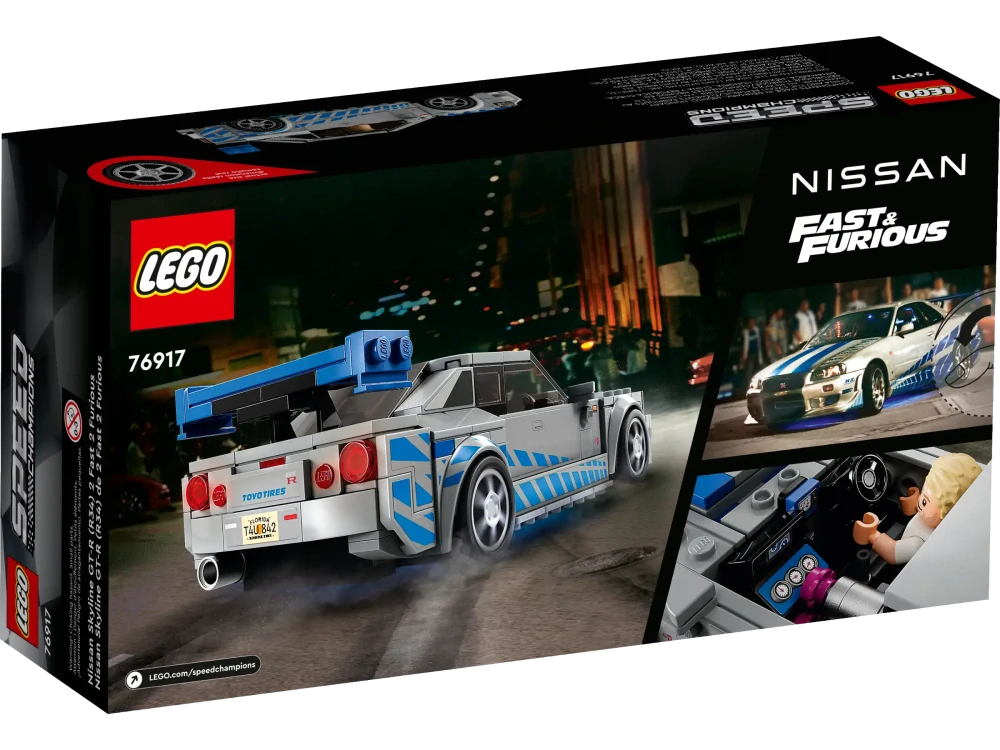 LEGO stavebnice model Rychle a Zběsile 2 Nissan Skyline GT-R34 
