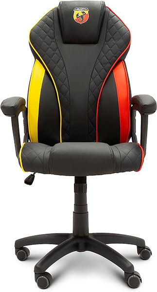Černá herní židle s logem Abarth - licensovaný produkt