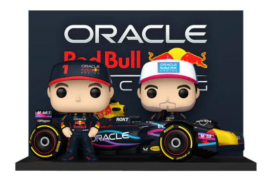 Figurky Funko POP - Max Verstappen a Sergio Perez Formule 1 - Deluxe edice