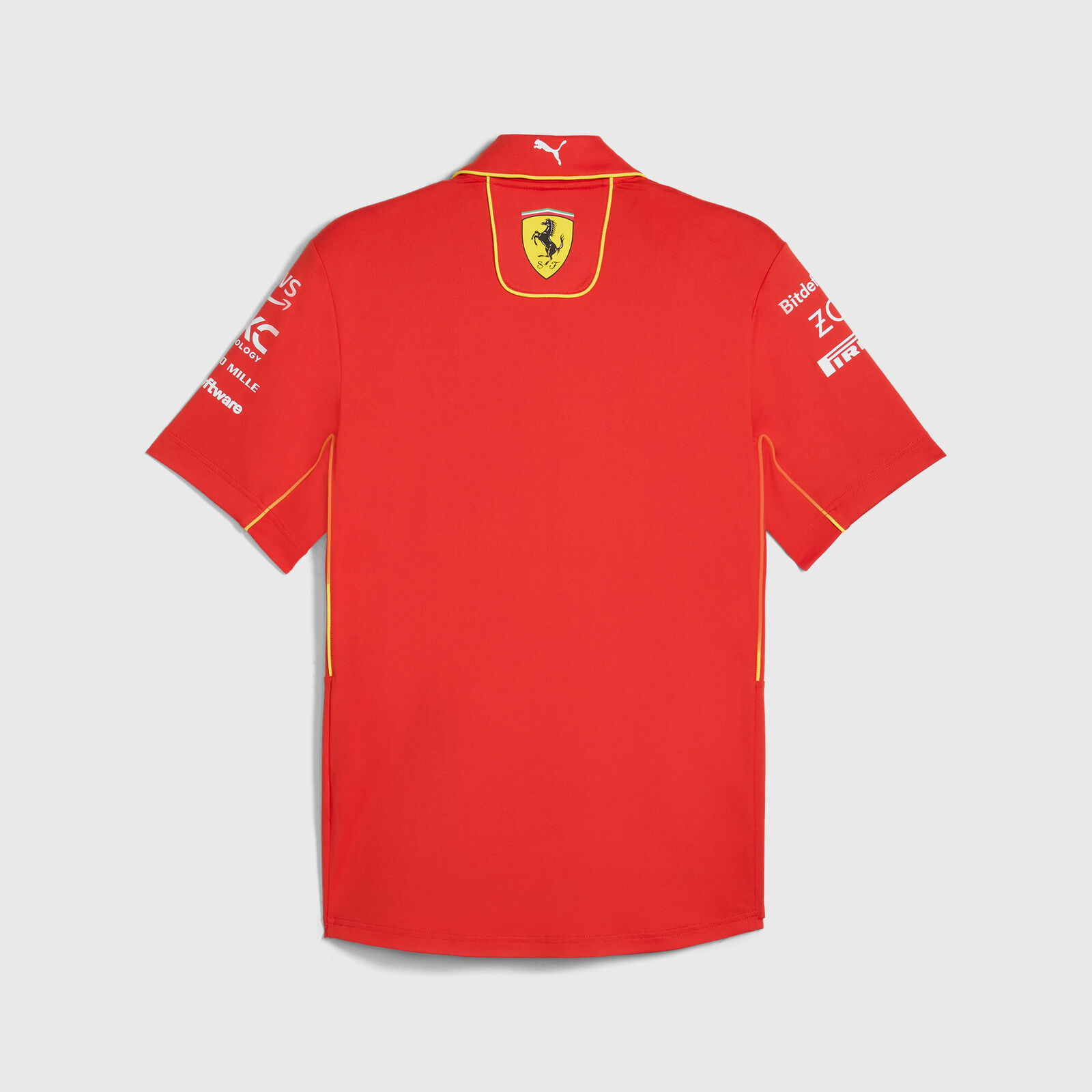 Týmová polokošile PRO Scuderia Ferrari F1 červená - M