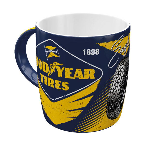 Goodyear kremický hrnek s motivem