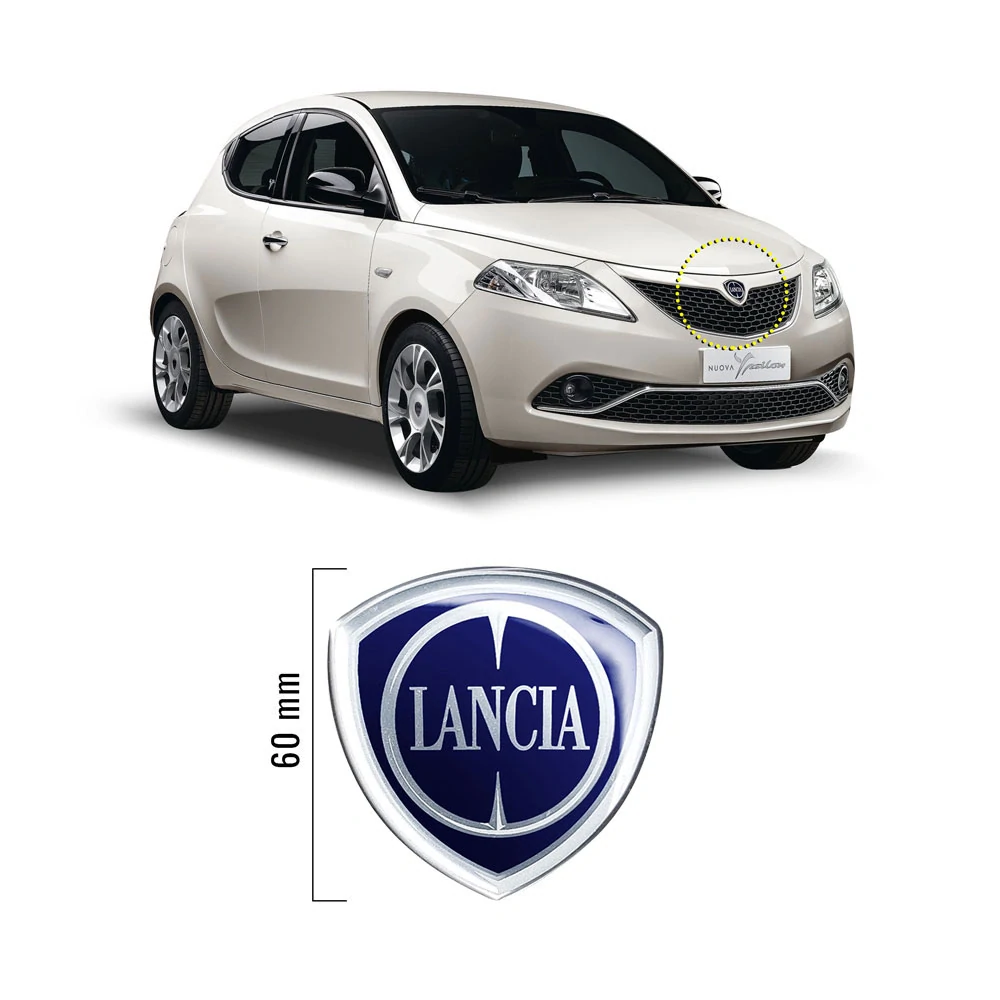 Lancia samolepka 3D LOGO na přední kapotu