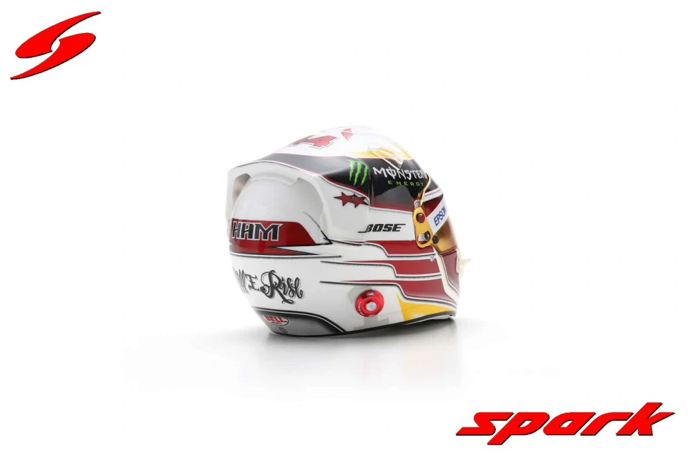 Model přilby SPARK Lewis Hamilton F1 2015 1:5 SE USA
