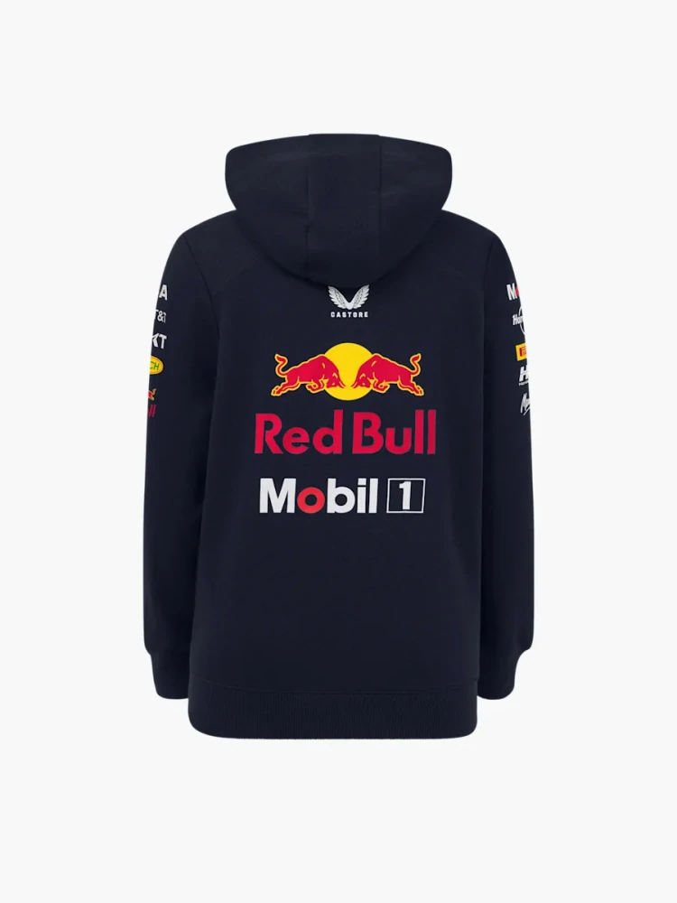 Dětská týmová mikina na zip Oracle Red Bull Racing s logy sponzorů - JS/8