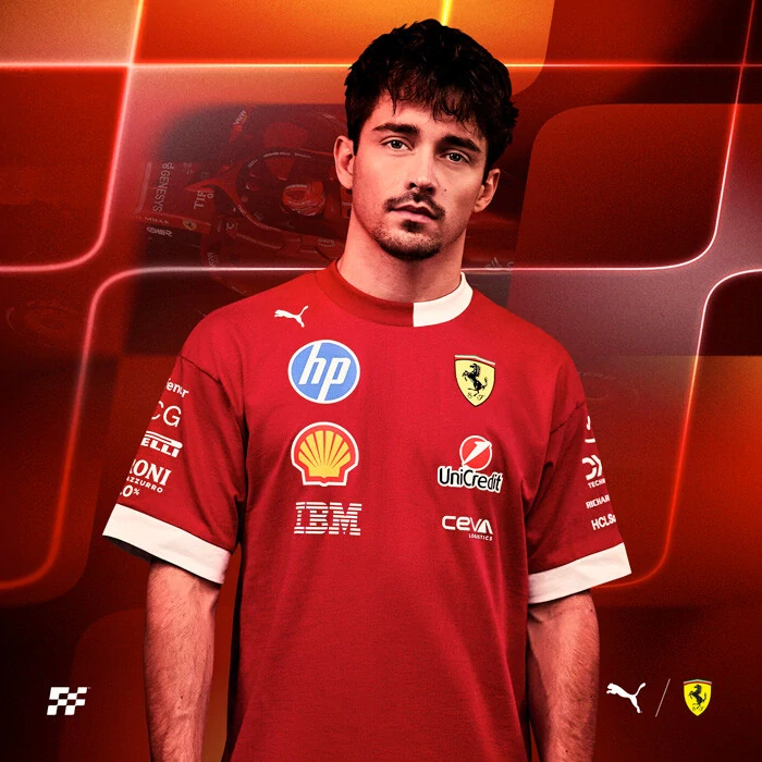 Týmové tričko Scuderia Ferrari F1 s logy sponzorů - DRIVERS - XL