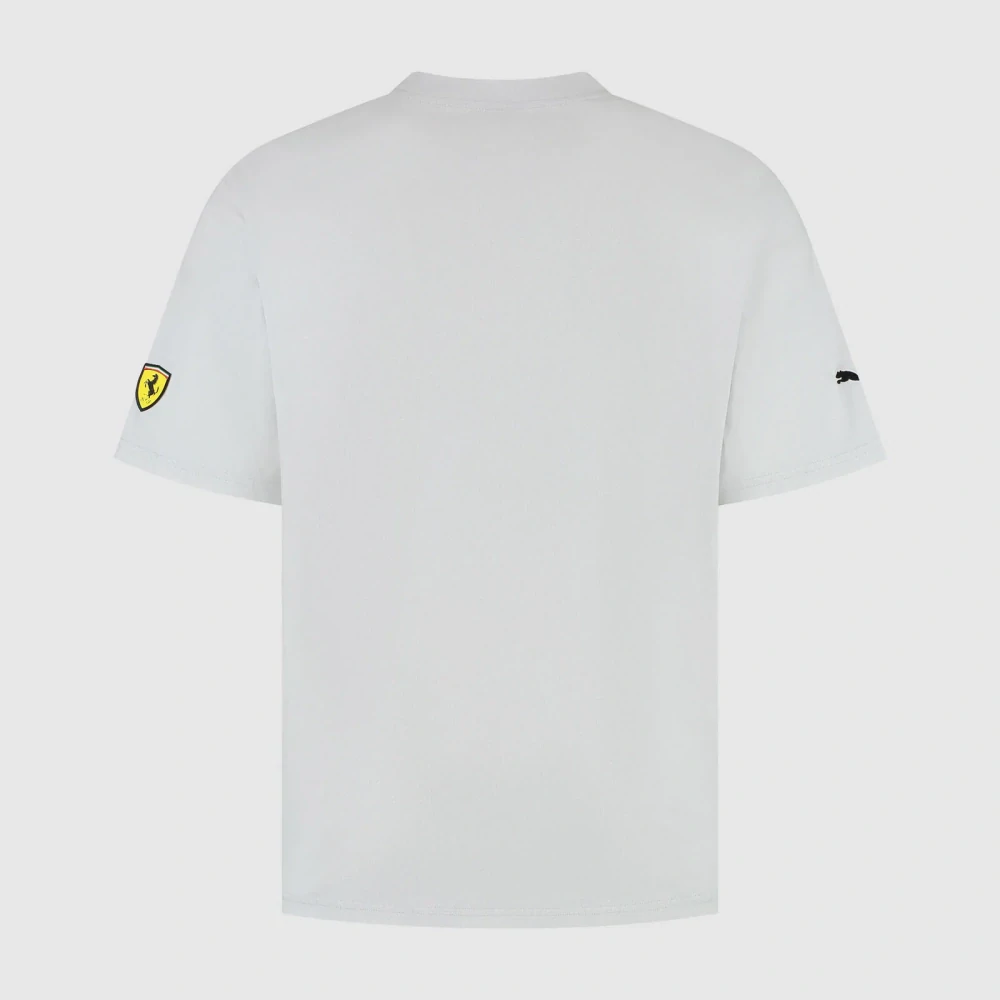 Volnočasové tričko Scuderia Ferrari F1 s motivem SF šedé - XXL