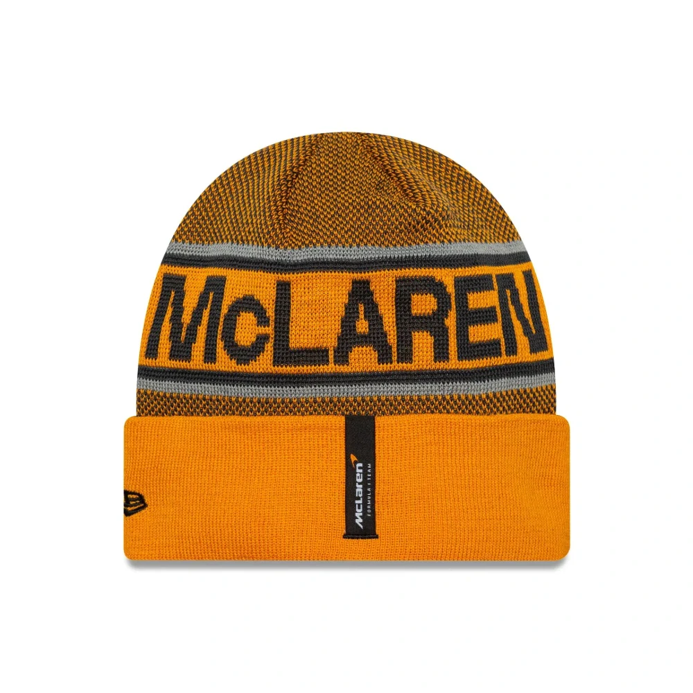 Týmová zimní čepice McLaren F1 oranžová