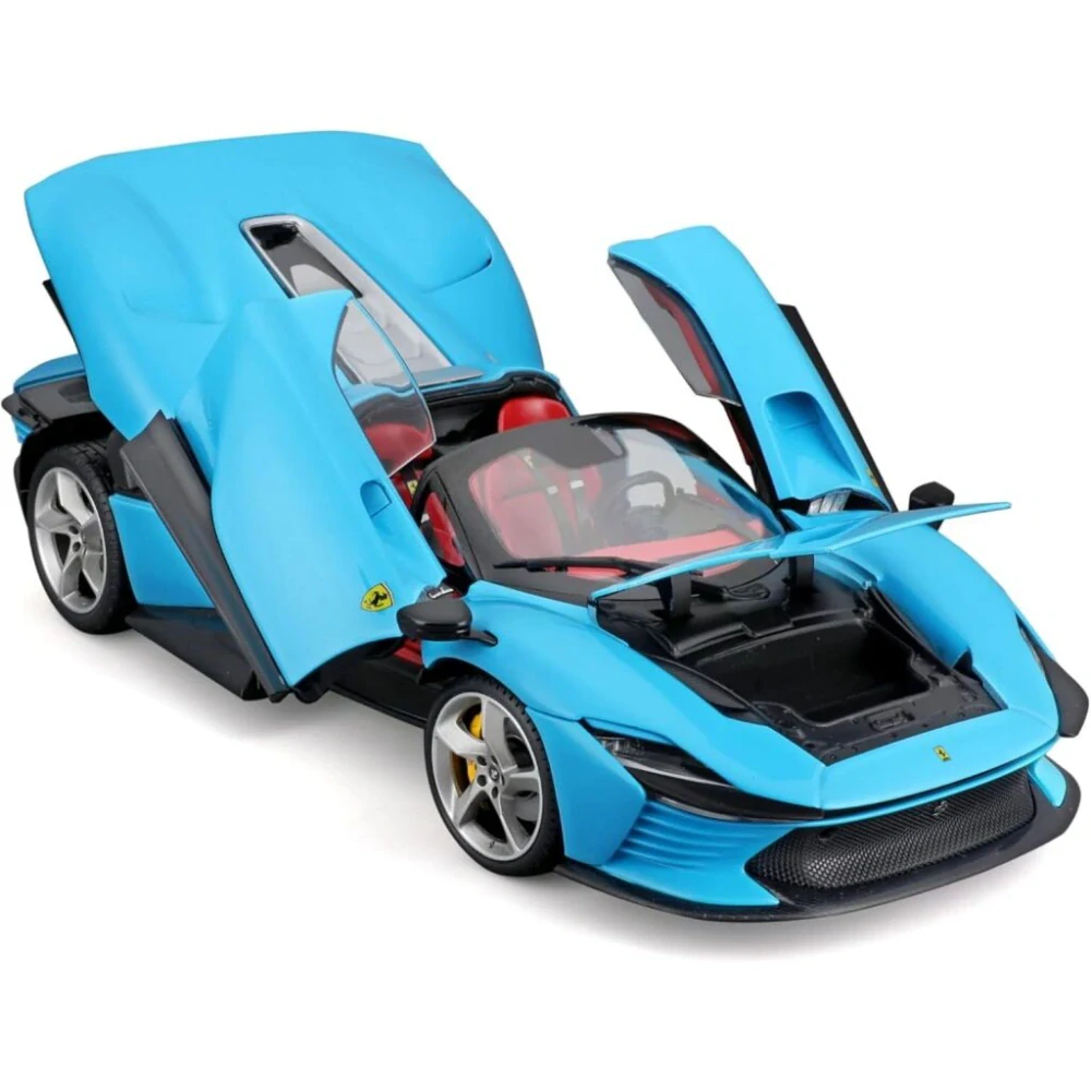 Model Ferrari DAYTONA SP3 closed roof Baby Blue 2022 1:18
