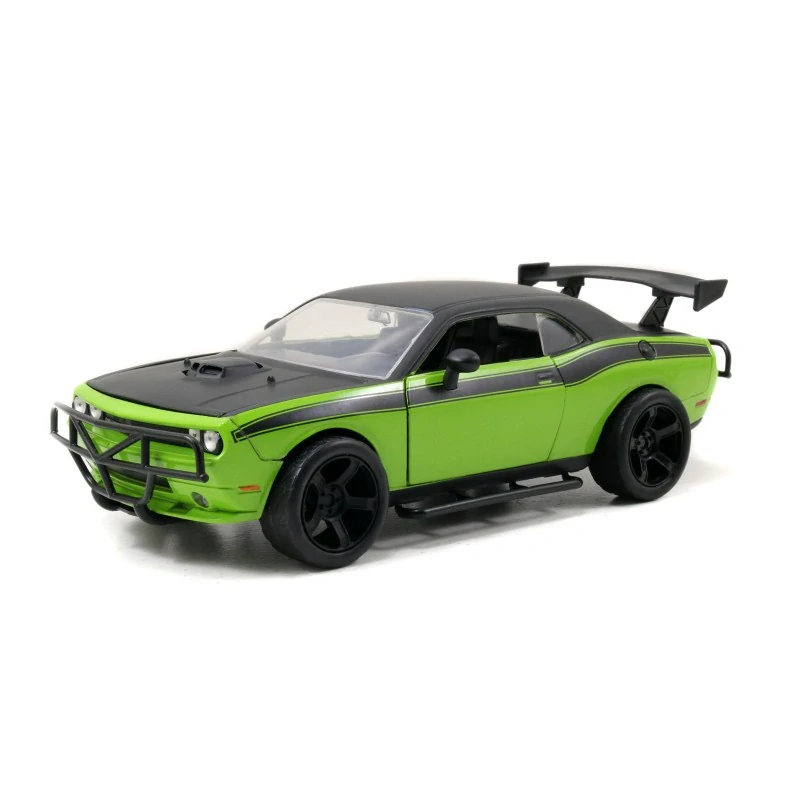 Model Rychle a Zběsile Dodge Challenger SRT8 off road 1:24 zeleno černý  
