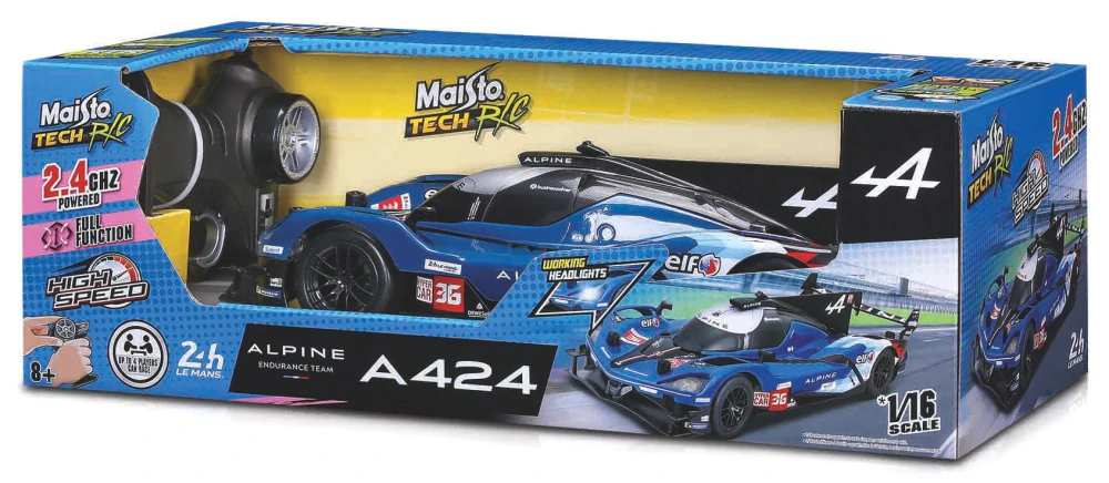 Model RC Maisto Alpine A424 #36 2024 Le Mans 1:16