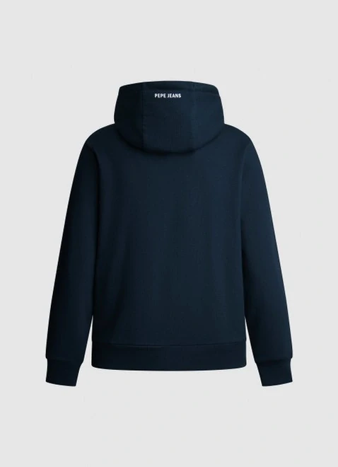 Mikina s kapucí Pepe Jeans - Red Bull Racing tmavě modrá s logem - XXL