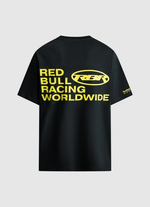 Volnočasové tričko Pepe Jeans - Red Bull Racing Worldwide černé