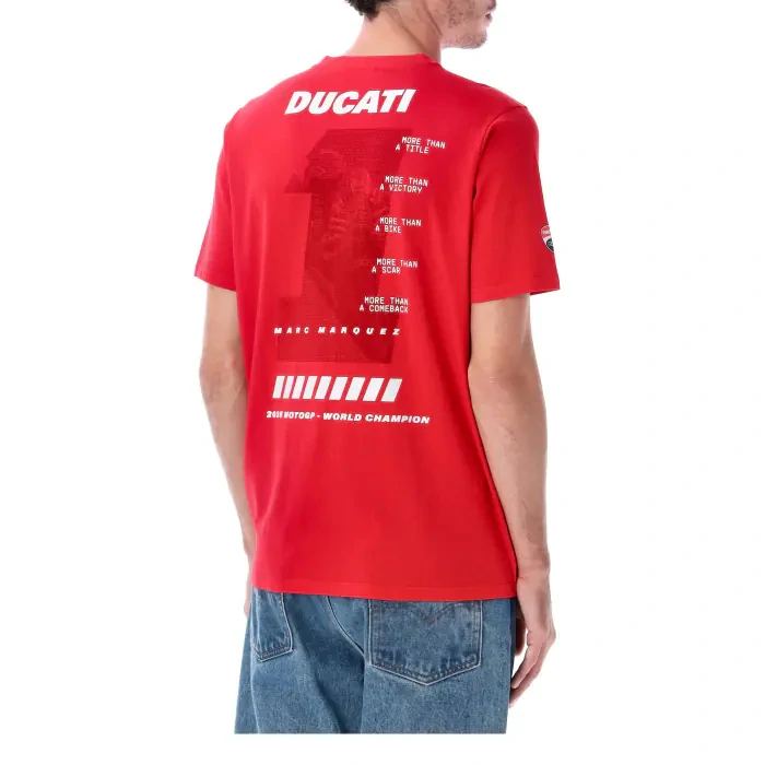 Týmové tričko Marc Marquez - Ducati Corse - mistrovské tričko #1 - M