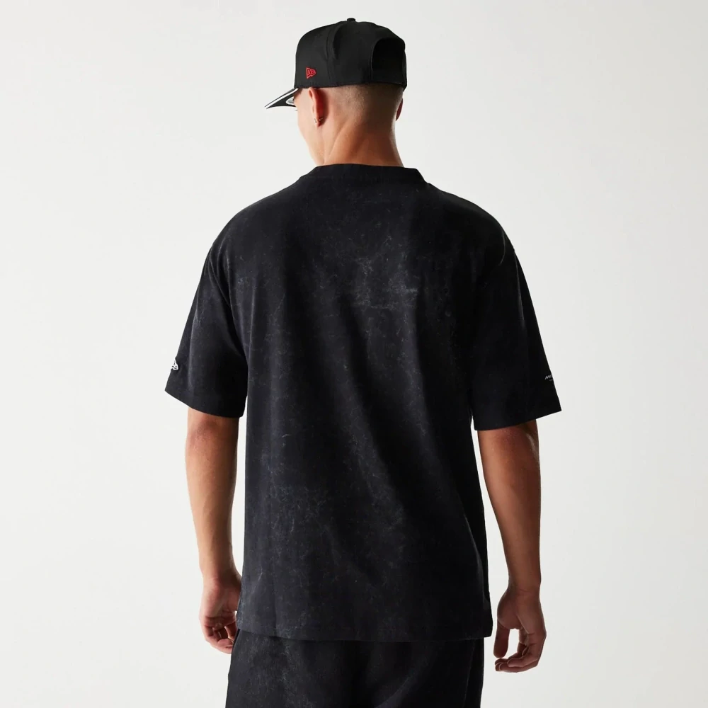 Volnočasové tričko McLaren F1 NE GRPHC černé washed - oversize