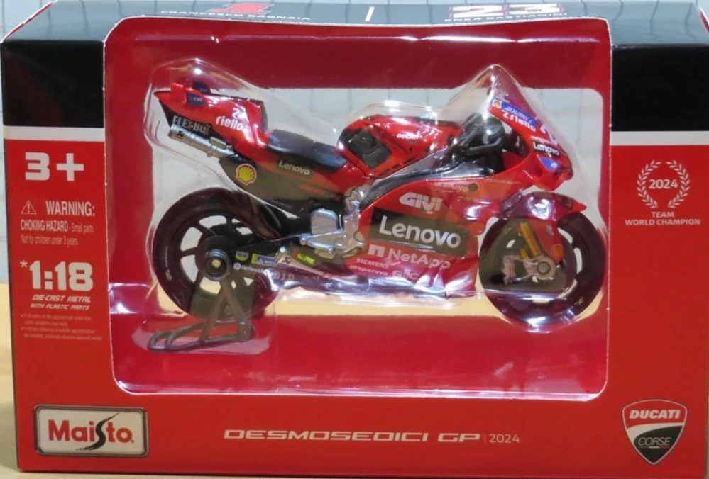 Model Ducati MotoGP GP24 - Enea Bastianini #1 1:18
