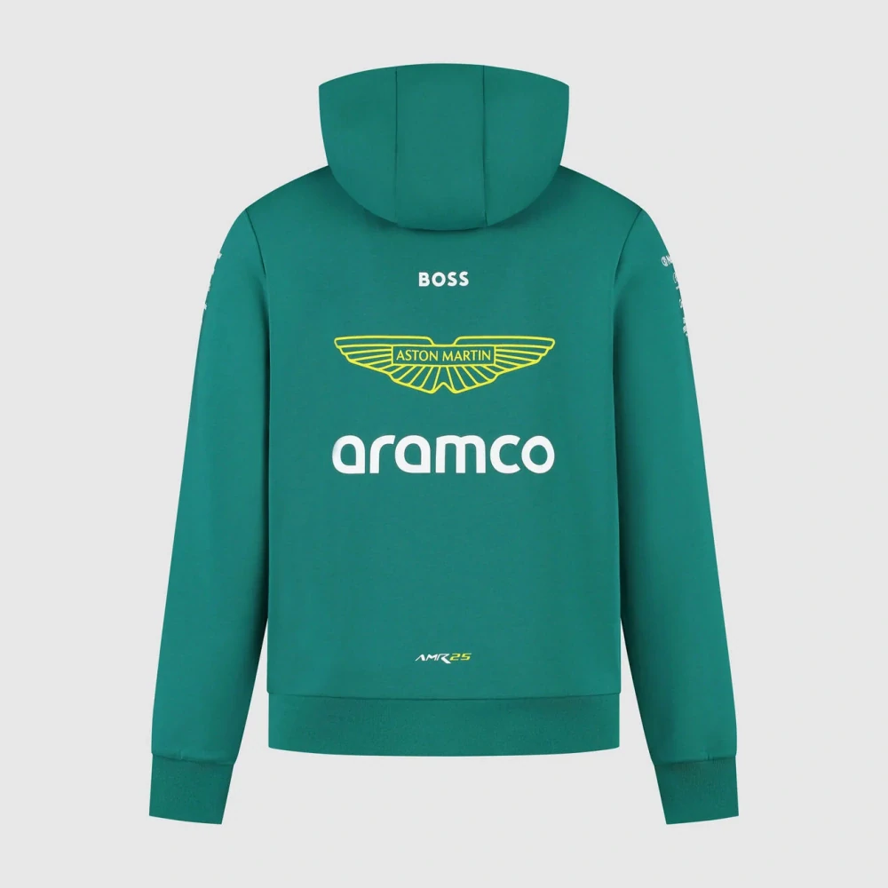 Týmová mikina Aston Martin F1 Team s logy sponzorů