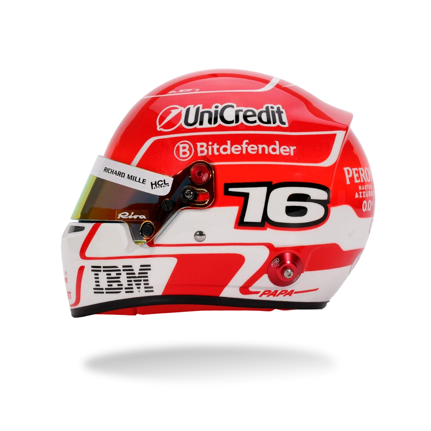 Model přilby Charles Leclerc 2025 BELL 1:2