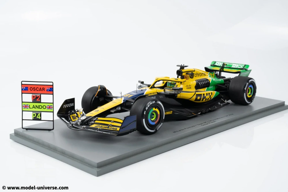 Model Mclaren MCL38 Oscar Piastri Monaco GP 2024 1:18 - rozbalené zboží