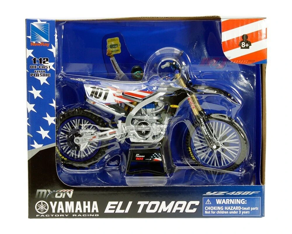 Model motocyklu Yamaha 450 F ELI TOMAC 1:12