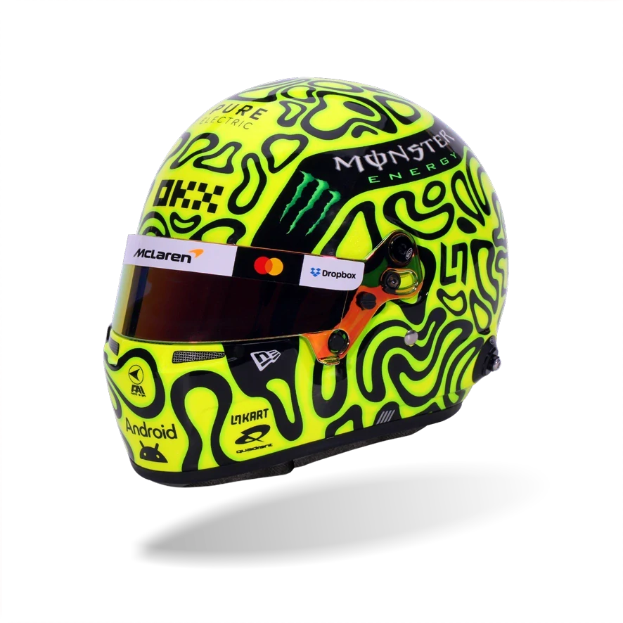 Model přilby Lando Norris 2025 BELL 1:2